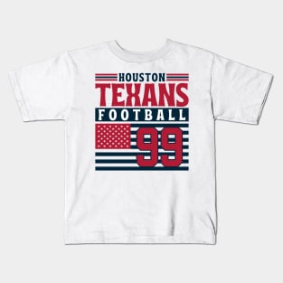 Houston Texans 1999 American Flag Football Kids T-Shirt